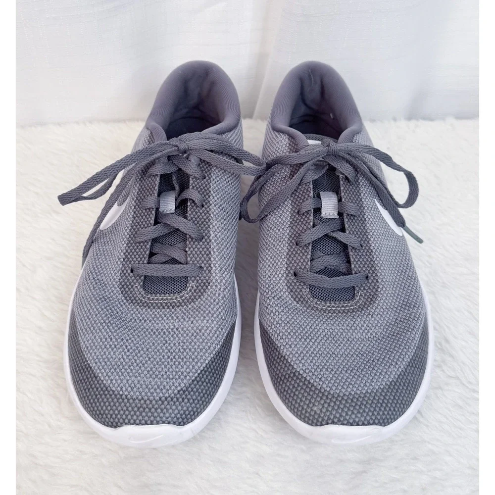 Nike Flex Experience RN 7 Shoes Womens Sz 8.5 Gray White Trainers Sneakers - Picture 2 of 9